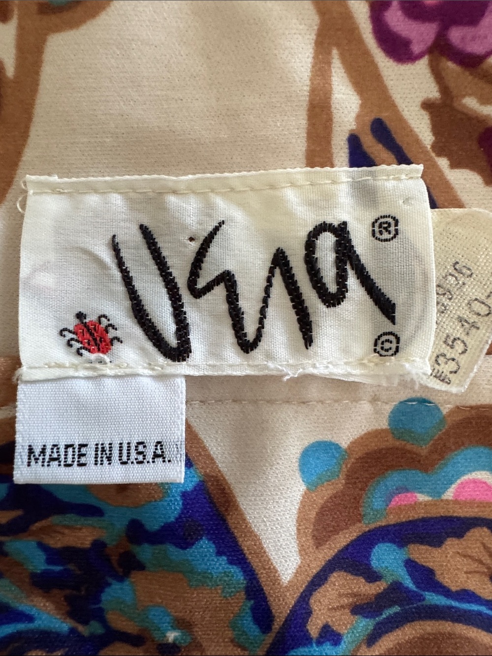 Vintage Vera! Women's Short Sleeve printed top